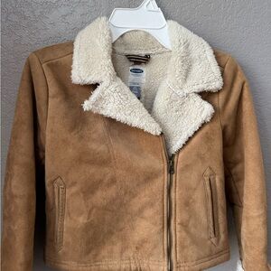 Old Navy Brown Faux Shearling Jacket